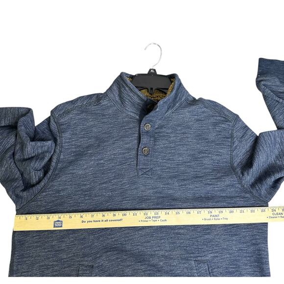 GH Bass & Co Sweatshirt Men’s Blue Long Sleeve Cotton Blend Pullover Size XL - Picture 3 of 8